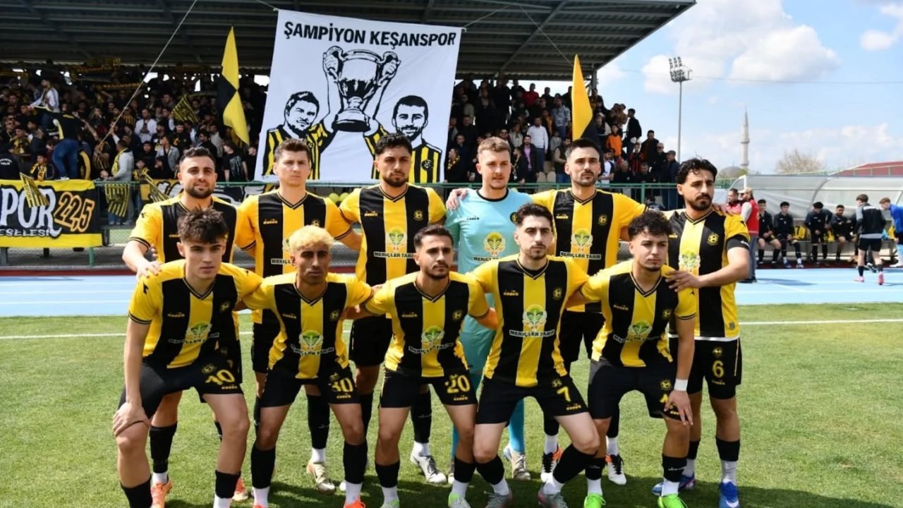 Keşanspor’dan şampiyonluk zaferi