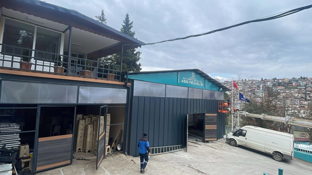 Kocaeli Büyükşehir’den mezarlıklara modern dokunuş