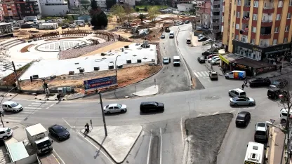 Kocaeli Çayırova’da kavşak düzenlemesi tamamlanıyor