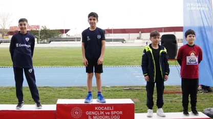 Kocaeli Çayırova’ya atletizmde 2 madalya geldi