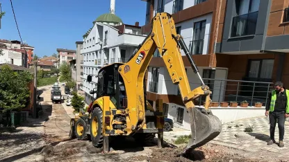 Kocaeli Gebze’de üstyapı çalışmaları hız kesmeden devam ediyor
