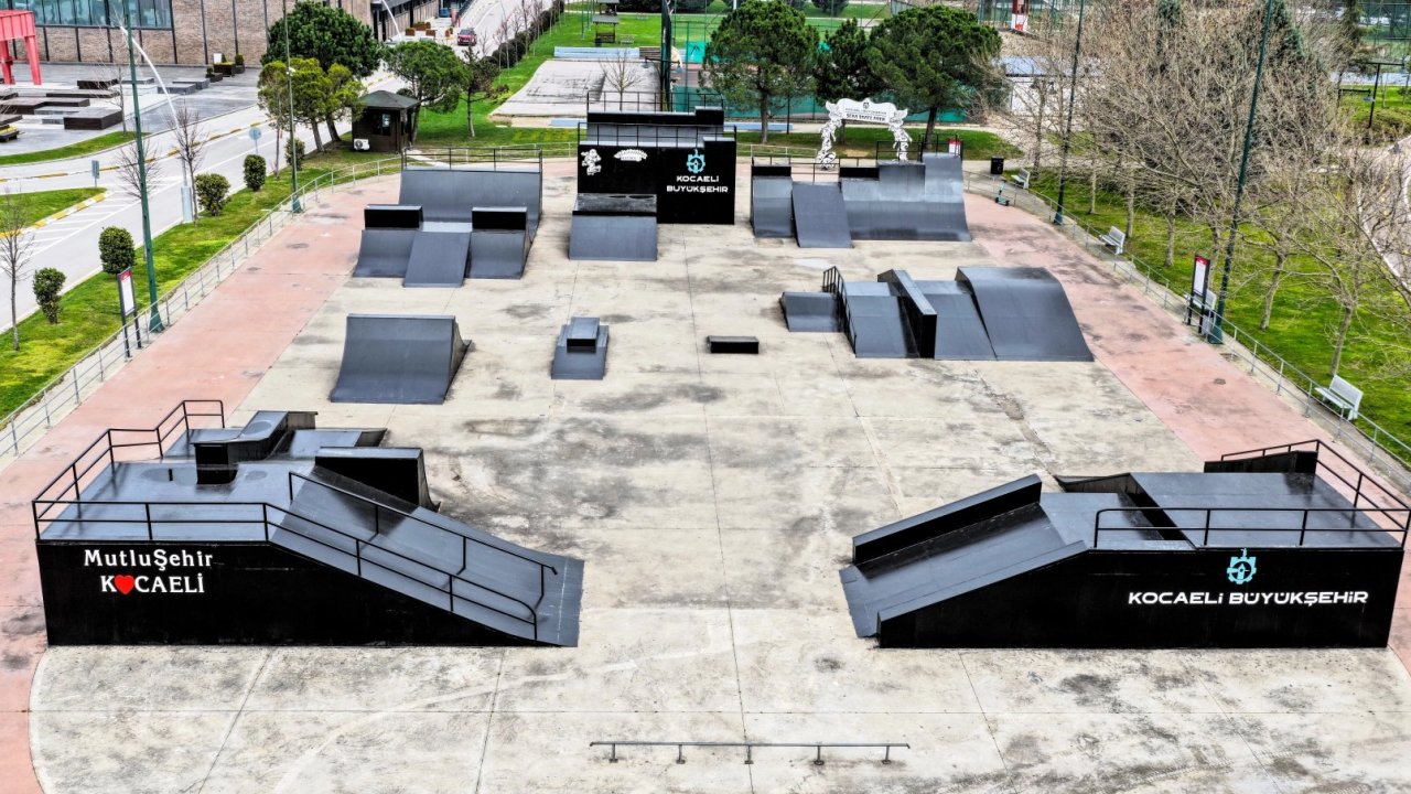 Kocaeli Sekapark’ta Skate Park yenilendi