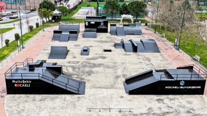 Kocaeli Sekapark’ta Skate Park yenilendi