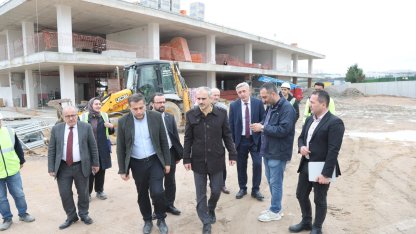 Kocaeli'de Başkan Çiftçi’den spor lisesine yakın takip