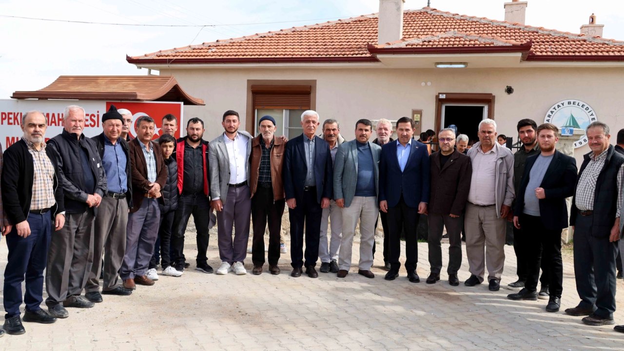 Konya Karatay’da mahalle buluşmaları sürüyor