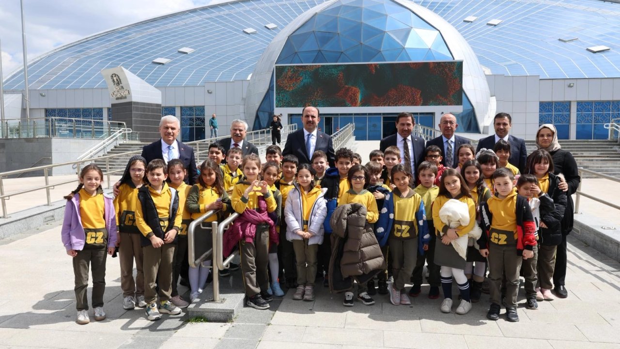 Konya protokolü Bilim Merkezi'nde buluştu