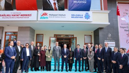 Konya Selçuklu'dan bir örnek proje daha...  İlk Adım Ebe Gebe Okulu faaliyete geçti