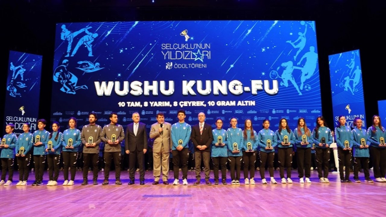 Konya Selçuklu'nun gururlandıran yıldızları ödüllendirildi