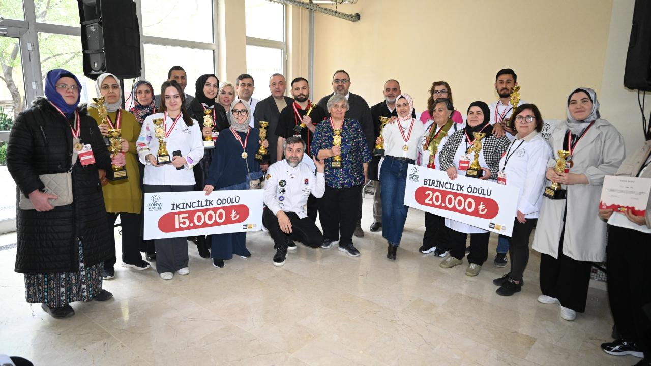 Konya yöresel yemek yarışması tamamlandı