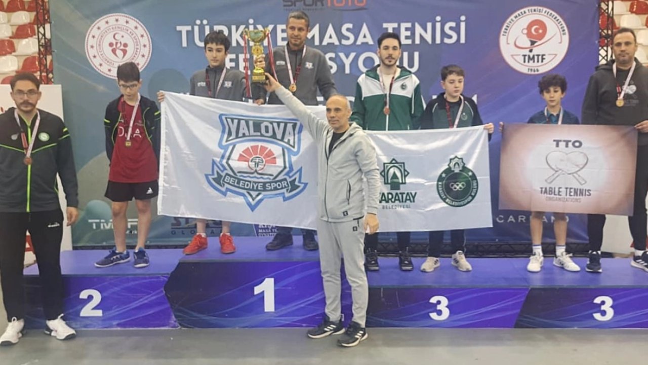 Konya'da masa tenisi ve halterde Karatay rüzgarı