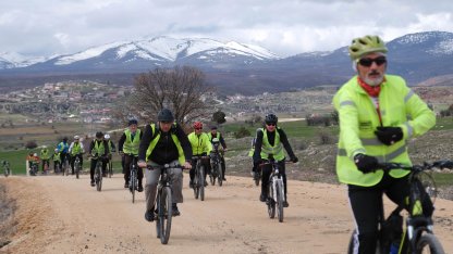 Konya'da pedallar tarih ve doğaya çevrildi