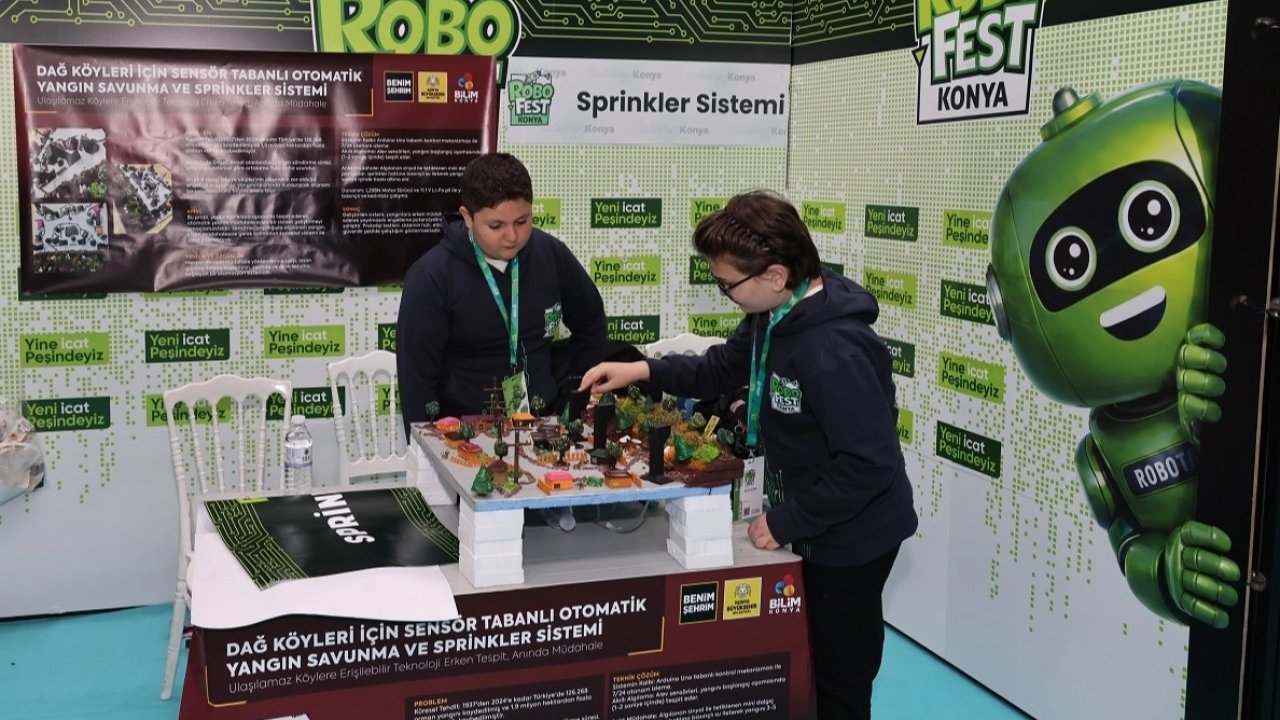 Konya’da ROBOFEST heyecanı... 917 robot yarışıyor