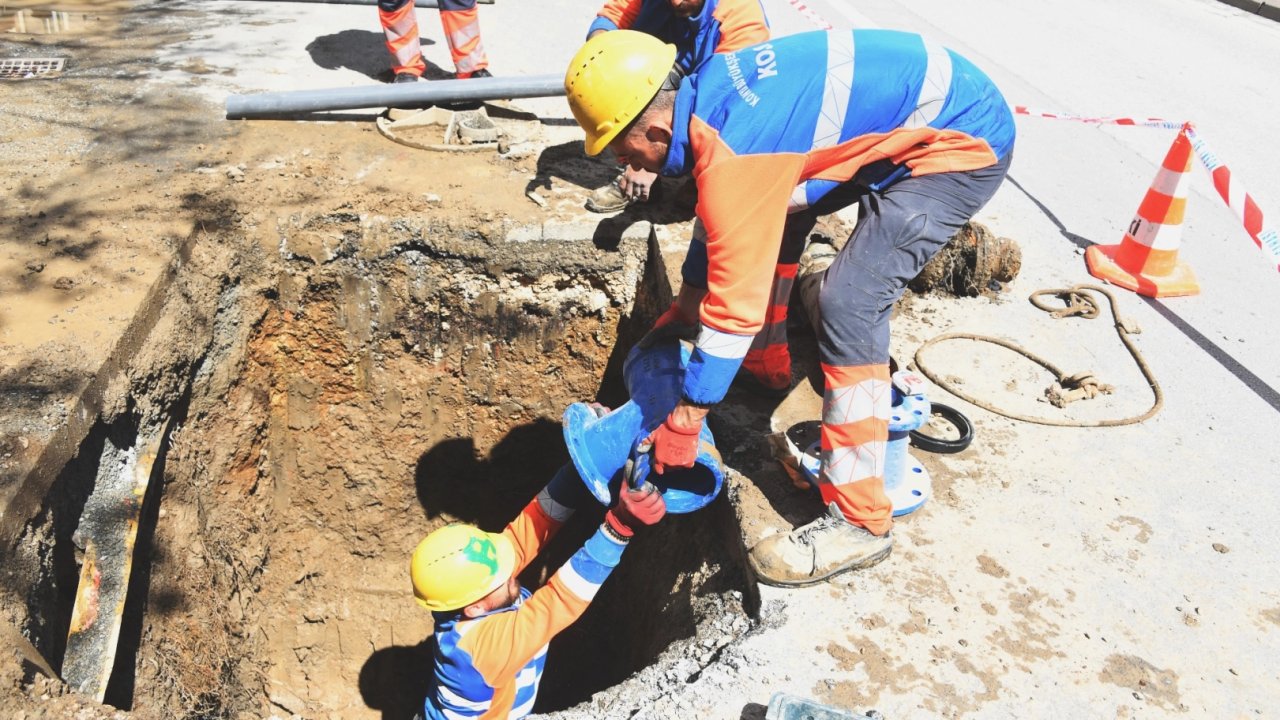 Konya’da su kayıplarına karşı eş zamanlı vana yenileme