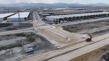Konya'da trafik yükünü rahatlatacak caddeye yakın mercek