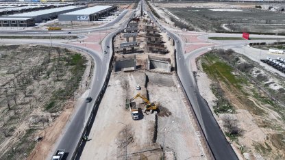 Konya’da TÜMOSAN Kavşağı’nda çalışmalar sürüyor