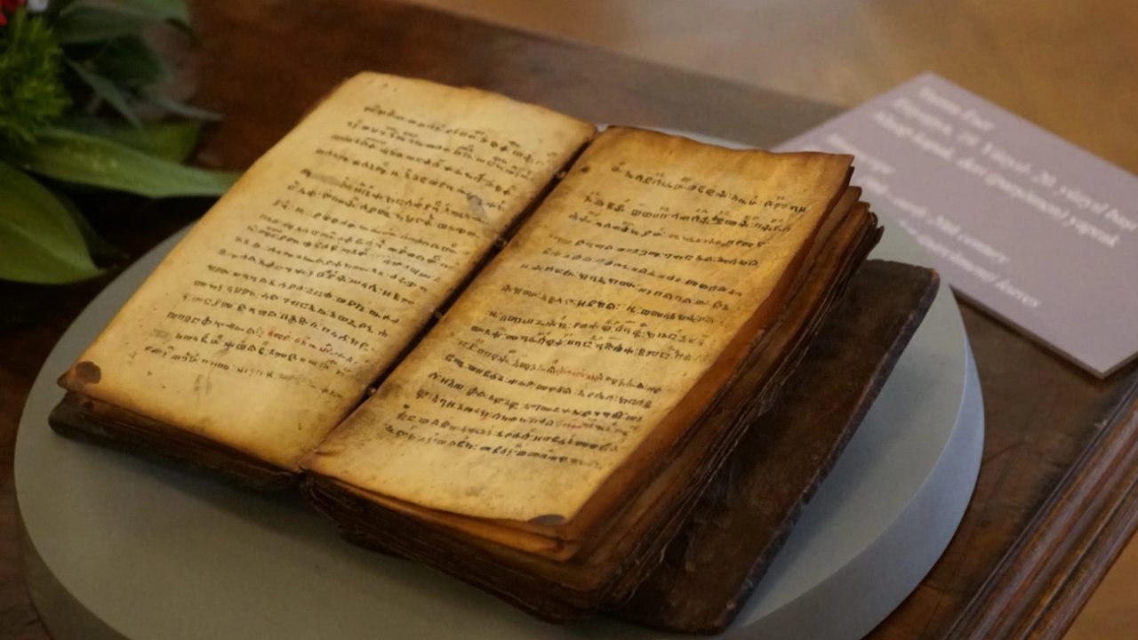 Kültür varlığı kaçakçılığıyla mücadelede önemli iade... Etiyopya’ya el yazması eser teslim edildi