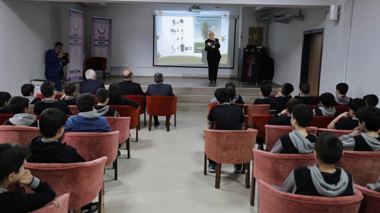 Kütahya’da öğrencilere sıfır atık eğitimi