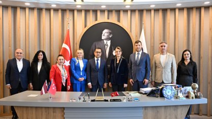 Letonya Büyükelçisi’nden Antalya Büyükşehir’e ziyaret