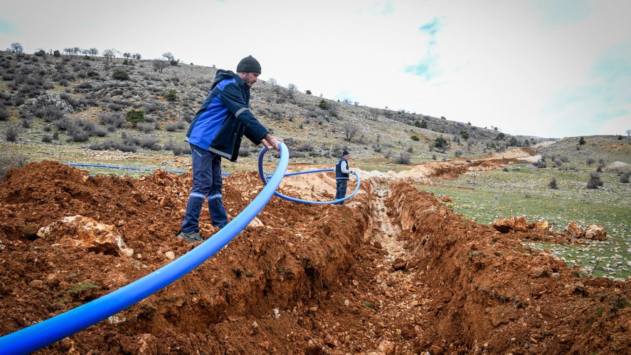 Malatya Arapgir'de yeni içme suyu hattı devrede