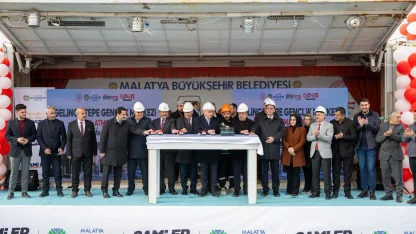 Malatya’da Gelinciktepe Gençlik Merkezi’nin temeli atıldı
