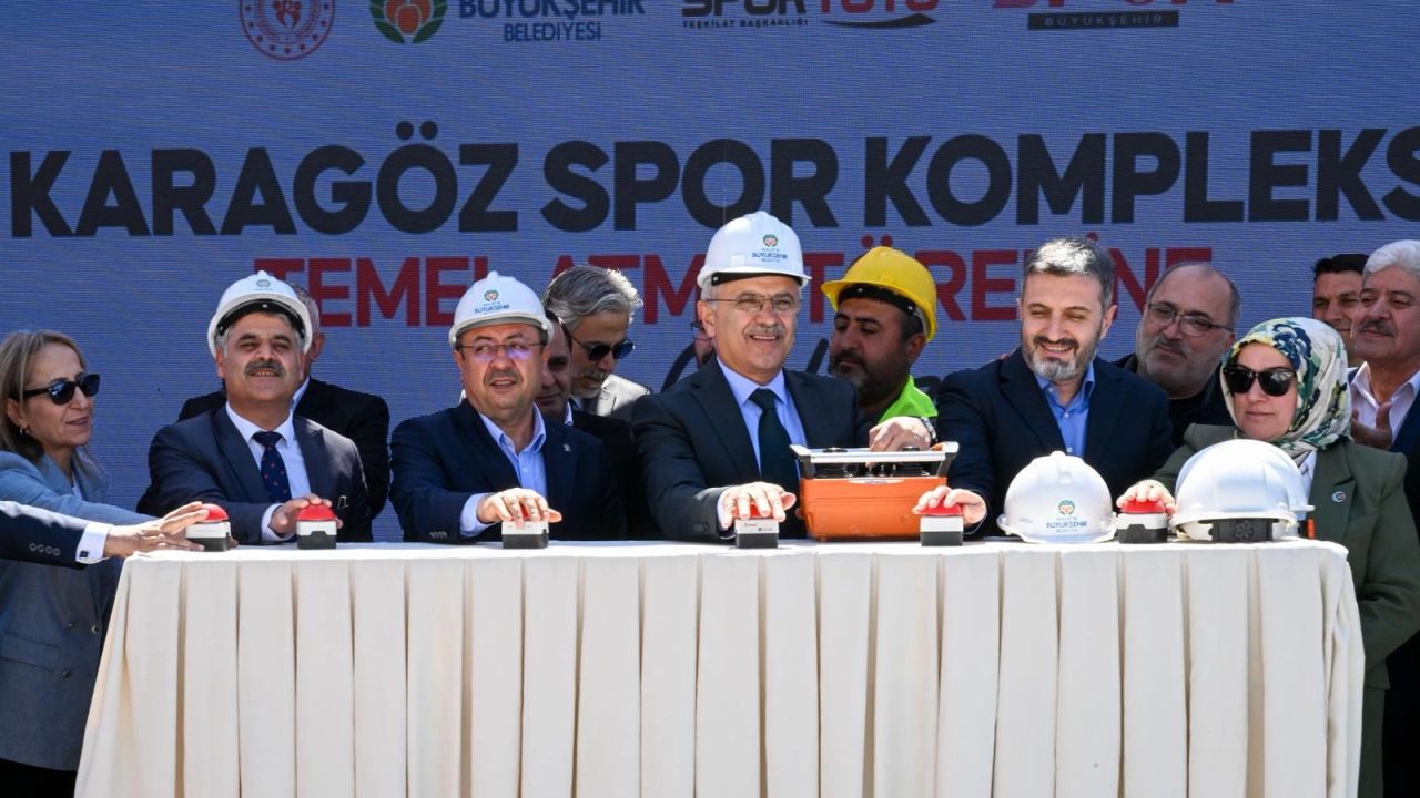 Malatya'da TOKİ Karagöz Spor Kompleksi’ne temel atıldı