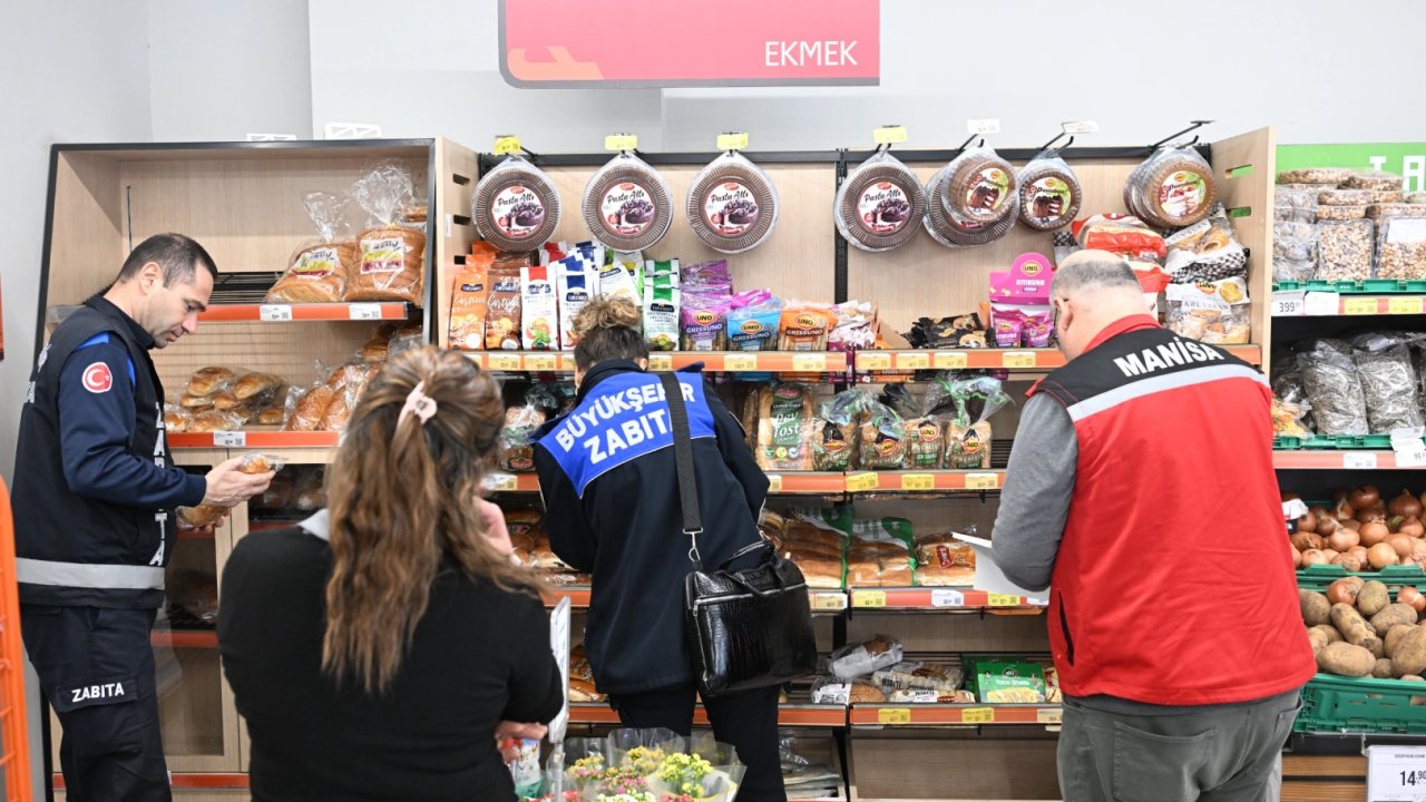 Manisa Büyükşehir’den marketlere sıkı denetim