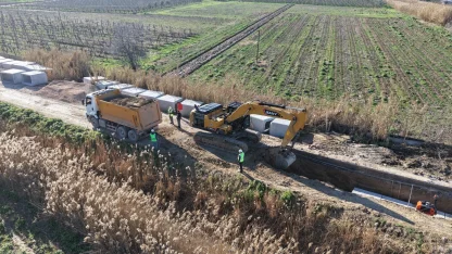 Manisa'da Akgedik TOKİ’de altyapı çilesi sona eriyor
