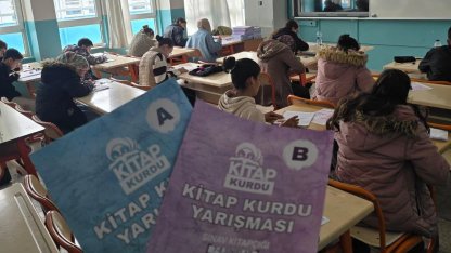 Mardin’de TÜGVA’dan “Kitap Kurdu” sınavı