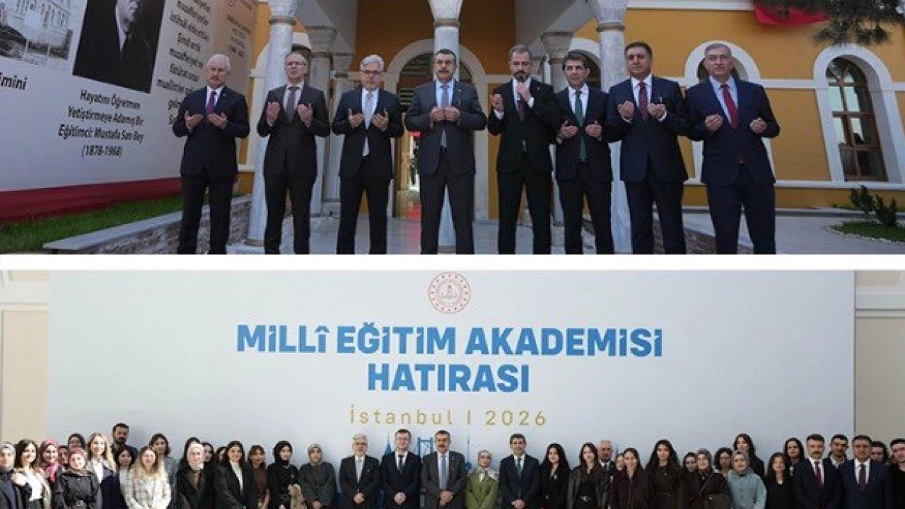 Milli Eğitim Akademisi 'ilk ders'le açıldı