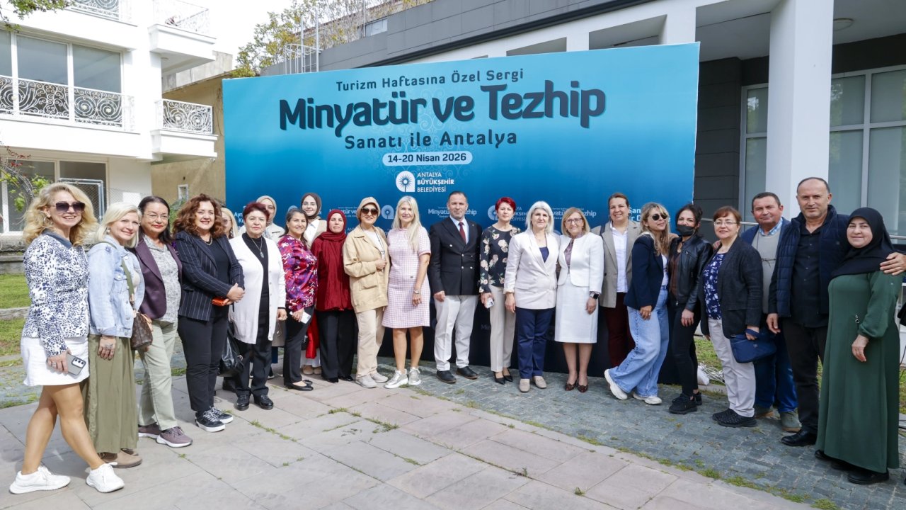 “Minyatür ve Tezhip Sanatı ile Antalya Sergisi” açıldı