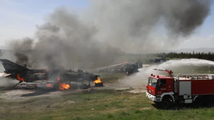 MSB'den Malatya’da 'uçak yangını' tatbikatı