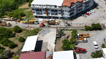 Muğla Dalaman'a doğal gaz için ilk kazma