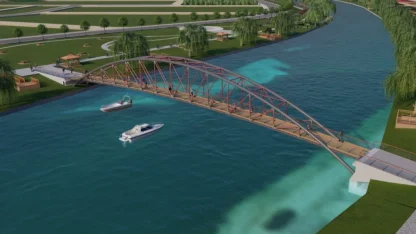 Ordu Turnasuyu Kordon Park’a yaya köprüsü geliyor