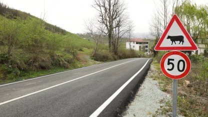 Ordu’da tamamlanan yollarda trafik güvenliği artırılıyor