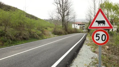 Ordu’da tamamlanan yollarda trafik güvenliği artırılıyor