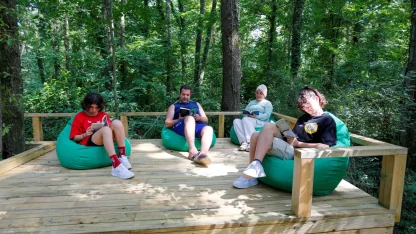 Orman Kütüphanesi’nde okuma keyfi bambaşka