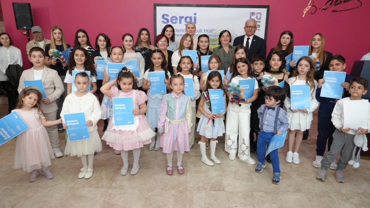 “Renklerin Çocuk Hali” sergisi açıldı