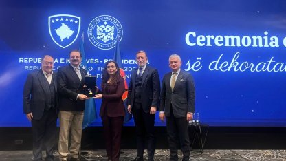 Rifat Hisarcıklıoğlu Kosova Cumhurbaşkanlığı Liyakat Madalyası