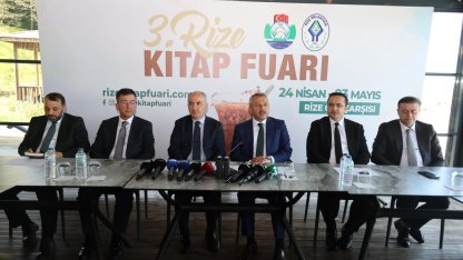 Rize 3. Kitap Fuarı kapılarını açıyor