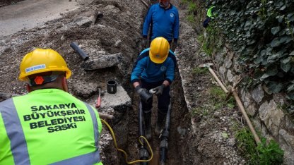 Sakarya’da altyapı çalışmaları hız kesmeden sürüyor