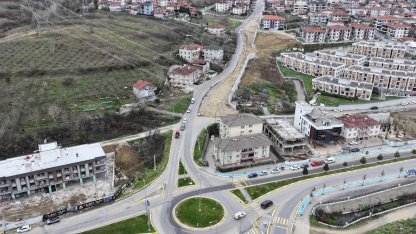 Sakarya’da yol yapım çalışmaları sürüyor