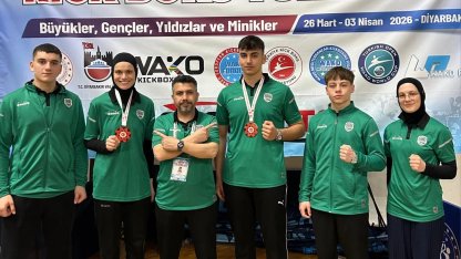 Sakaryalı KickBoksçular Diyarbakır’da zirveye uzandı