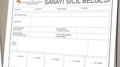 Sanayi Sicil Tebliği yenilendi... Başvuru, kayıt ve geçerlilik şartlarında değişiklik