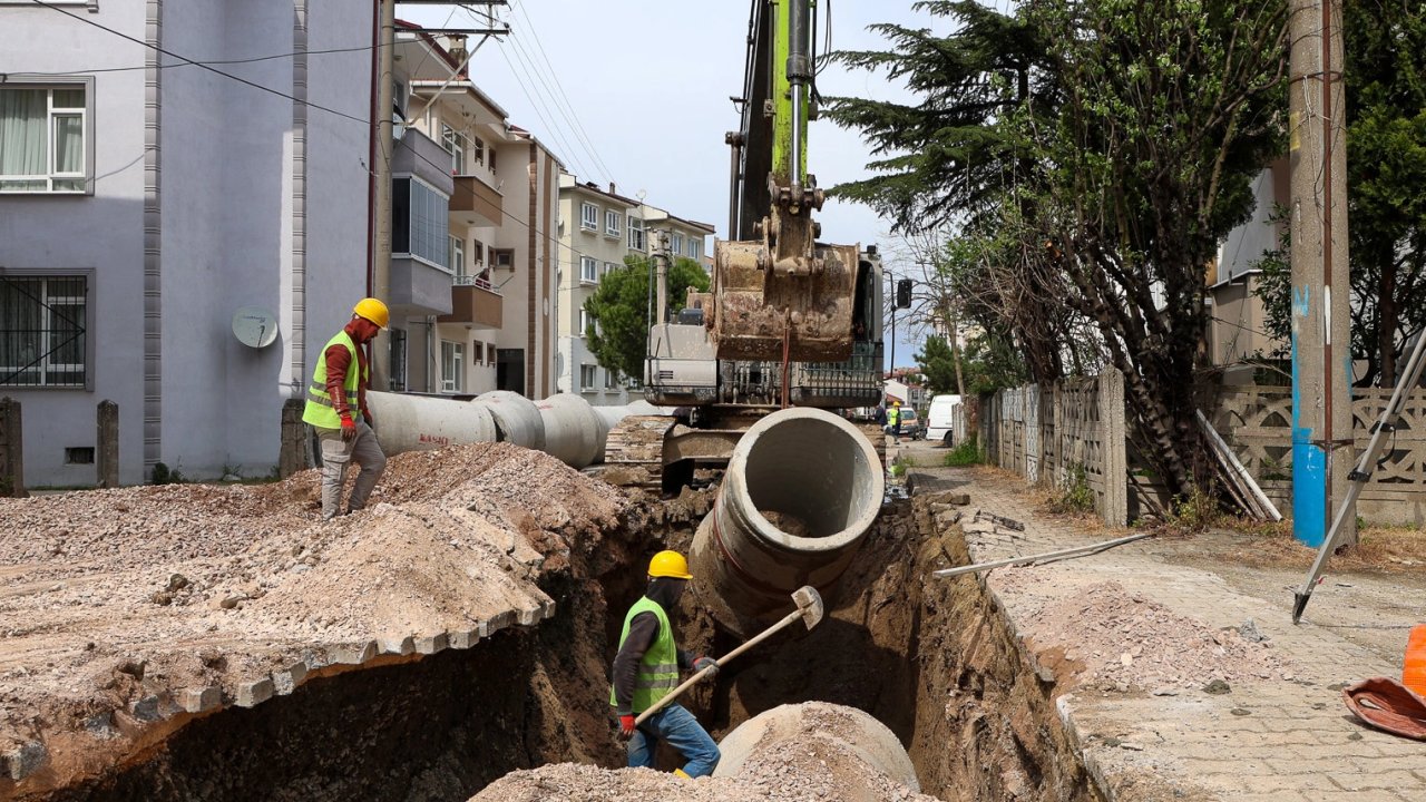 SASKİ’den yeni yağmur suyu hattı