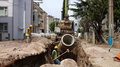 SASKİ’den yeni yağmur suyu hattı
