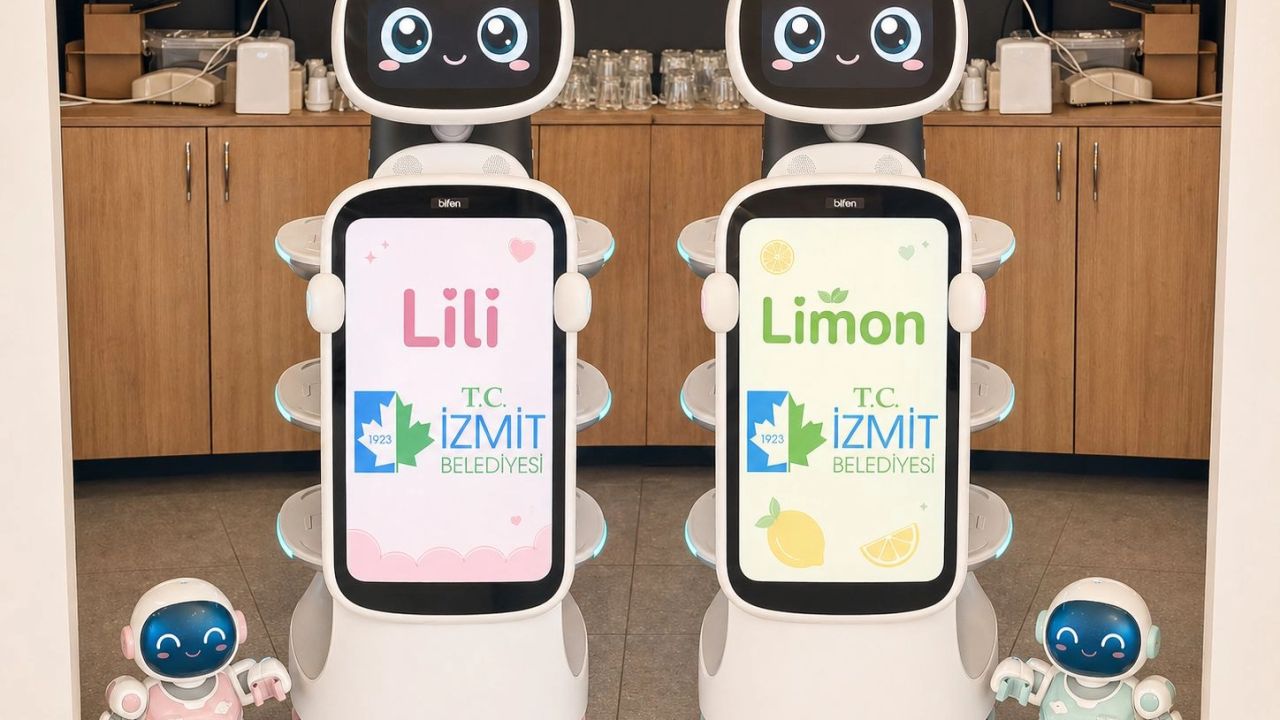 Servis robotları İzmit Gülümse Kafelerde iş başı yaptı