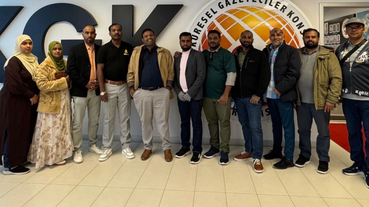 Sri Lankalı gazetecilerden KGK’ya ziyaret