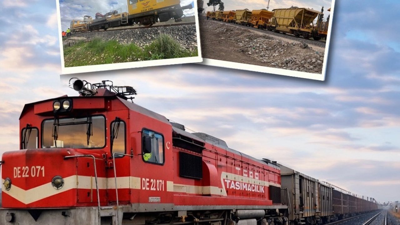 Suriye sınırındaki demiryolu hatları yeniden hizmete açıldı