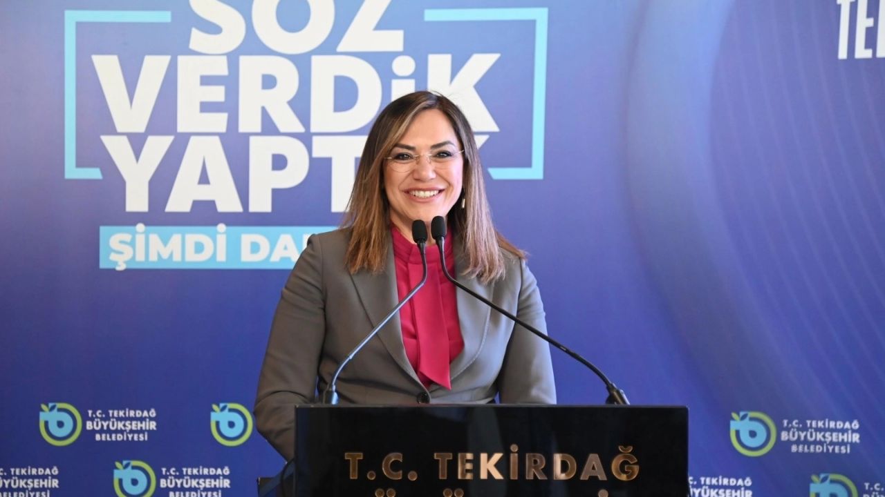 Tekirdağ'da Başkan Yüceer iki yılı anlattı