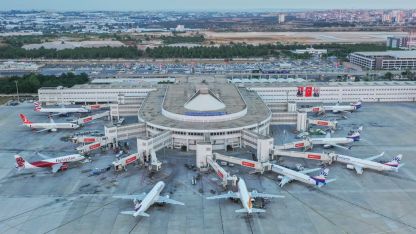 Terminallerin kapasitesi 26 AB ülkesinin toplam nüfusunu aştı